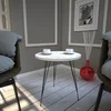 Hanah home Klub sto Sandalf 40x44x40cm Belo-Crni