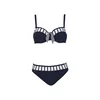 SUNFLAIR Bikini mornarska/bela