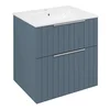CIRASA Vanity Unit 59,2x64x46cm, trak siena - Modra - 59,2x64x46 cm - Sapho - CIRASA - 24 - MDF/laminat - 592 - 640 - 460 - 14