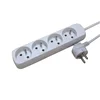 Solight Podaljševalni kabel, 4 vtičnice, 5 m, bel