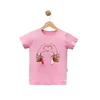 Majica za devojčice sa aplikacijom srca 3540478, Roze