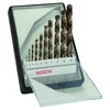 Bosch 10-delni Robust Line set burgija za metal HSS-Co 2607019925, 1; 2; 3; 4; 5; 6; 7; 8; 9; 10 mm