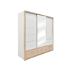 Matis Kaliopa 230 Plakar, 228.6x64x221.8, Belo-Premium hrast