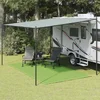 vidaXL Preproga za šotor svetlo zelena 200x400 cm HDPE