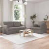 Set sofe 2 pcs Sivo-smeđa 162 x 80 x 85 cm tkanina