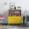 Aberto Design Komoda ALBA 70x85,6x40cm Zlatno-Hrast