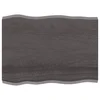 Stolna ploča tamnosmeđa 80x60x(2-4) cm obrađena hrastovina