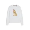 TOMMY HILFIGER Pulover kapučino/rdeča/črna/bela