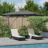 Roma Suncobran Antracit 286 x 284 x 270 cm Aluminij i poliester