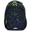 Ranac za školu anatomski 2zipa 1džep veći AB300 Skate Lifestyle 24.Head 502024115 crno-zeleni