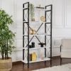 Hanah Home Polica za knjige Elysian, 90x180x33.5 cm, Bela