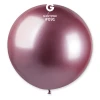 Gemar Okrogel kromiran balon SHINY roza 80 cm