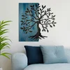Aura of Nature -1 - Blue, Black BlueBlack Decorative Wooden Wall Accessory