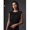Sinsay - Bluza bez rukava sa naborima - crno