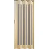 Harmonika vrata sa staklom Ideal 85x200cm breza Bautrend