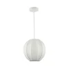 Luster na sajli DANA 1xE27/15W/230V, prečnik 25 cm, bela