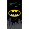 Črna bombažna otroška brisača 70x140 cm Batman The Emblem – Jerry Fabrics
