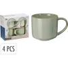 EXCELLENT Komplet skodelic KO-Q07000110 4 kosi 332 ml zelena