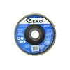 GEKO Brusilna plošča z lamelami 125 mm P120 G00308