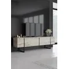 Hanah home TV Komoda Luxe Bež-Crna