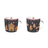 Set of 2 porcelain mugs, 350 ml, GINGERBREAD - Nuova R2S brand