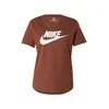 Nike Sportswear Majica ESSNTL rjava/bela