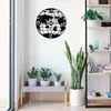 Wallity Zidni sat 48x48cm Crni