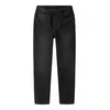 TWO SOON Kavbojke črn denim