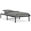Metalni okvir za krevet crni 90 x 190 cm