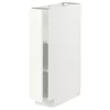 METOD Podni element s policama, bela/Vallstena bela, 20x60 cm