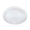 Eglo Frania-s plafonjera/1, led, 17,3w, prečnik 330, bela/kristal ekt