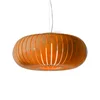 Kartell viseča svetilka Teresa, oranžna, O 50 cm, E27-LED - Dnevna soba/jedilnica - Dizajn - Plastika