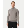BOSS Pulover H-Ebenji 50565499 Svetlo rjava Regular Fit