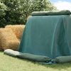 vidaXL Pokrivalo za silos Zelena 8 x 5 m HDPE