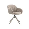 Stol Burleson 384 Bež, 79x56x49cm, Blago, Kovina