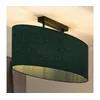 Duolla - Plafonski luster OVAL 2xE27/15W/230V zelen