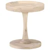 Vidaxl Stranska mizica O 40x45 cm trden mangov les