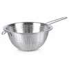 Excellent Houseware Okroglo kuhinjsko cedilo 21 cm - Nerjaveče jeklo, ročaj, vsestransko