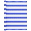 Vidaxl vidaXL Balkonska pregrada modro-bela 90x500 cm HDPE