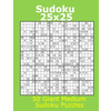 Sudoku 25x25 50 Giant Medium Sudoku Puzzles