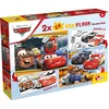 Slagalica Lisciani 2x24pcs MaxiFloor Cars 2u1 složi i oboji 91713