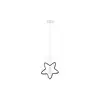 Star C Pendant Lamp 1X20W E27 Iq Kids Black+White