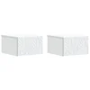 Stolna montirana na zid 2 pcs Bijela 34,5 x 33 x 20 cm