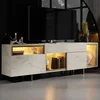 HANAH HOME TV polica Norm Travertine Gold