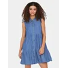ONLY Dolga srajca ONLBea  moder denim