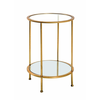 Mortens Furniture Kavna mizica Anite I, 55 cm, zlata