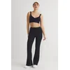 Trendyol Black Plain Diver/Scuba Sportswear Sweatpants