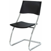 eoshop Stol krom/črno usnje B161 BK
