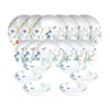 TOGNANA 18-delni set krožnikov Madison Florenne, porcelan