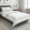 Poplun FULDA 152 x 203 cm Zima 300 GSM 90% gusjeg perja Bijela